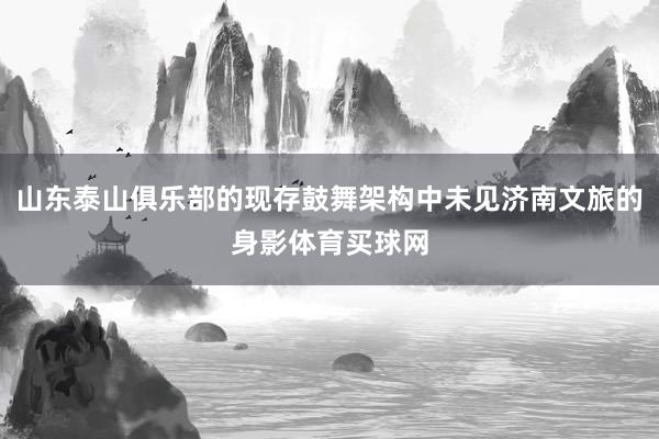 山东泰山俱乐部的现存鼓舞架构中未见济南文旅的身影体育买球网